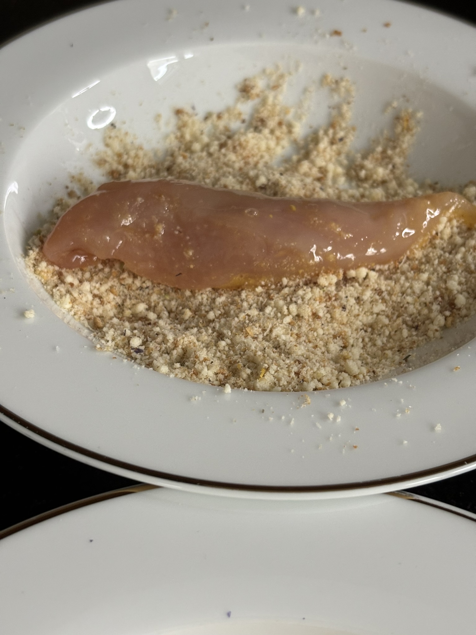 Rezept Pouletfilet im Käse-Honig- Brotmantel | Sabrina Stadelmann